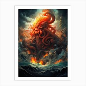 Octopus 7 Art Print