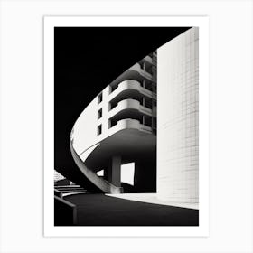 San Diego, Black And White Analogue Photograph 3 Art Print