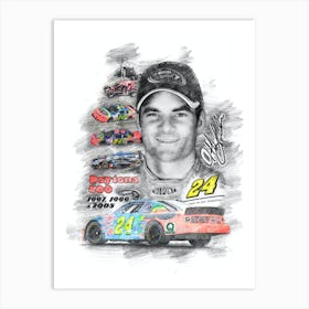 Jeff Gordon Art Print