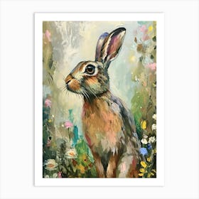 Dutch Rabbit Painting 3 Art Print