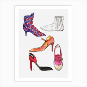 Shoes While Thinking Of Andy Art Print