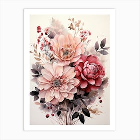 Flowers In A Vase 20 Art Print