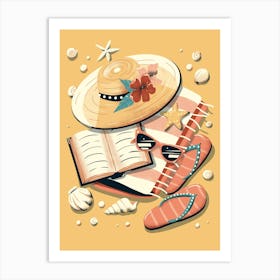 Summer Beach Trip Art Print