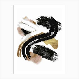 Abstract Brushstrokes 39 Art Print