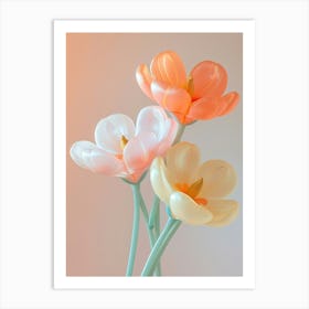 Dreamy Inflatable Flowers Evening Primrose 3 Art Print