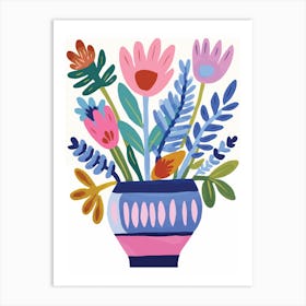 Vase Of Flowers 6 Art Print