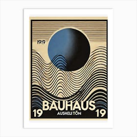 bauhaus exhibition poster 2 Art Print