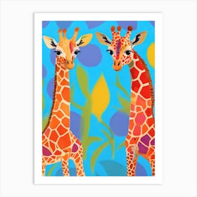 Giraffes Art Print