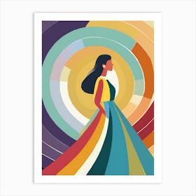 Rainbow Woman 1 Art Print