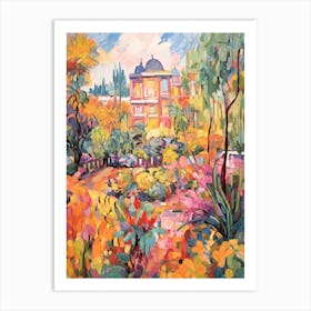 Autumn Gardens Painting Phipps Conservatory And Botanical Gardens 2 Art Print