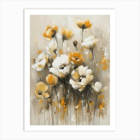 Yellow Poppies 5 Art Print