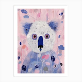 Playful Illustration Of Koala For Kids Room 6 Art Print