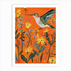 Spring Birds Hummingbird 1 Art Print