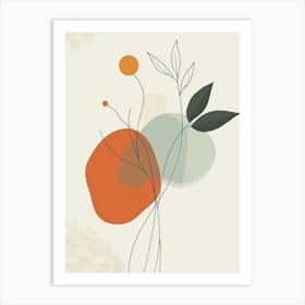 Abstract Flower 1 Art Print