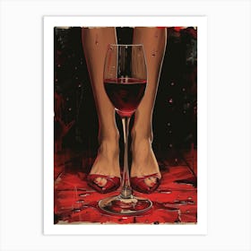 Blood And Wine 1 Art Print