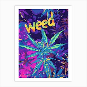 Vivid Visions of Marijuana Art Print