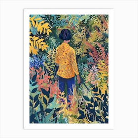 In The Garden Sissinghurst Castle Garden United Kingdom 2 Art Print