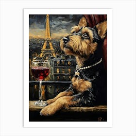 Airedale Whimsy 13 Art Print