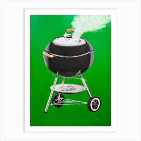 Pop Art Weber Bbq Grill Art Print