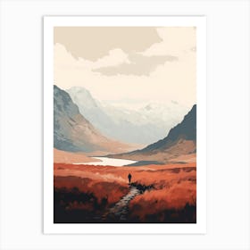 Ben Nevis Scotland 5 Hiking Trail Landscape Art Print