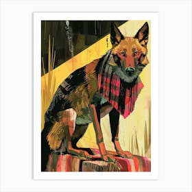 Fox Illustration 21 Art Print