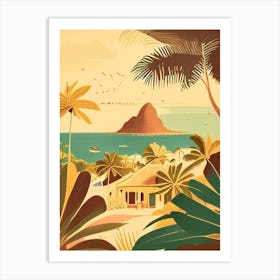 Aruba Rousseau Inspired Tropical Destination Art Print