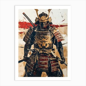 Samurai Warrior Art Print