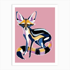 Fox Illustration 12 Art Print