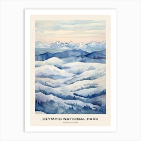 Olympic National Park United States 3 Poster Art Print