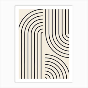 Lines in harmony 2 Art Print