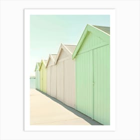 Beach Huts 2 Art Print