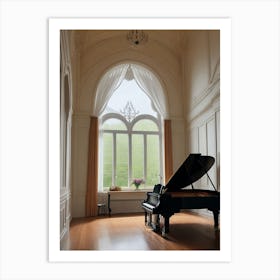 Grand Piano In A Room 1 Art Print