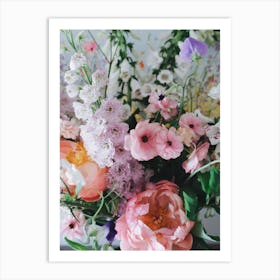 Pastel Floral Art Print