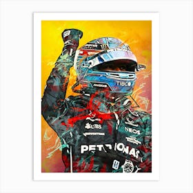 George Russell Mercedes 2 Art Print