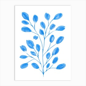 Gentle Blue Tiwg Art Print