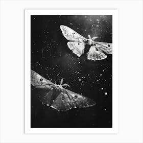 Moths In Flight Art Print