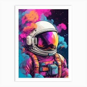 Space Is Smoke Art Print