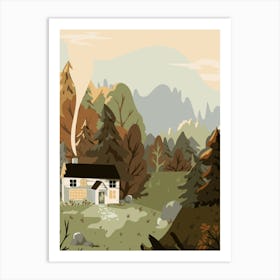 House In The Woods Art Print