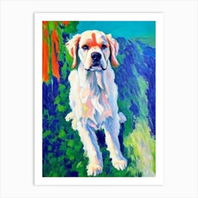 Irish Setter Fauvist Style Dog Art Print