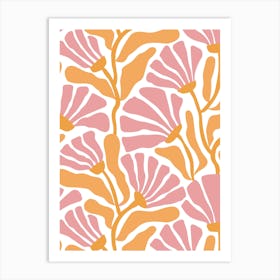 Pink Flowers Poster