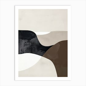 Whispers Of Geometry Minimalist Style Art Print