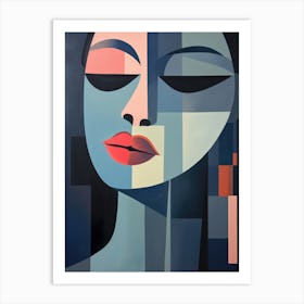 Abstract Of A Woman 21 Art Print