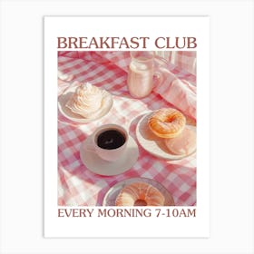 Breakfast Club Yogurt, Coffee And Bread 3 Art Print