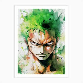 Zoro One Piece Art Print