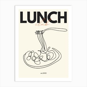 Lunch Club Art Print