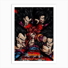 Dragon Ball Anime Poster 4 Art Print