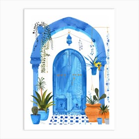 Blue Door 58 Art Print