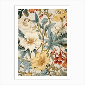 Floral Wallpaper 213 Art Print