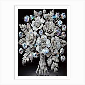 Bouquet Of Diamonds Art Print