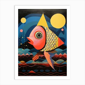 Fish Abstract Pop Art 4 Art Print